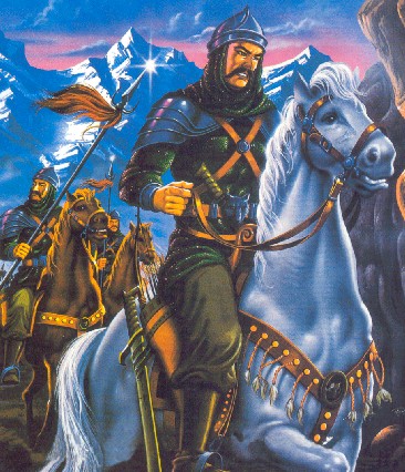 süleyman şah at üstünde